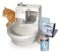 litiere chat jetable wc