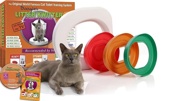 Contenu du kit Litter Kwitter pour chats