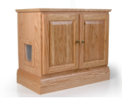 Maison de toilette pour chat pour le salon